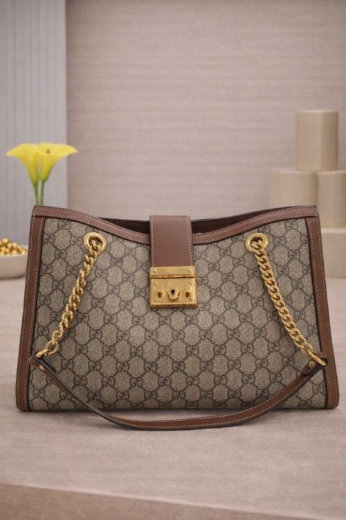 Gucci Padlock GG Supreme Shoulder Bag