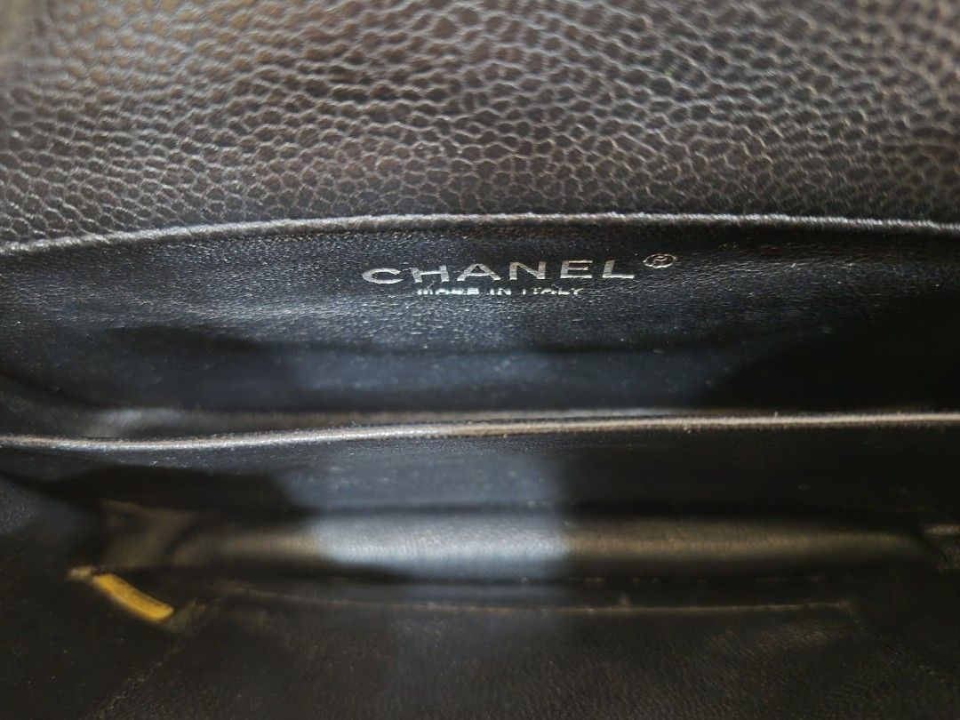 Chanel Extra Mini Rectangular Black Caviar Leather Silver Hardware - Image 6