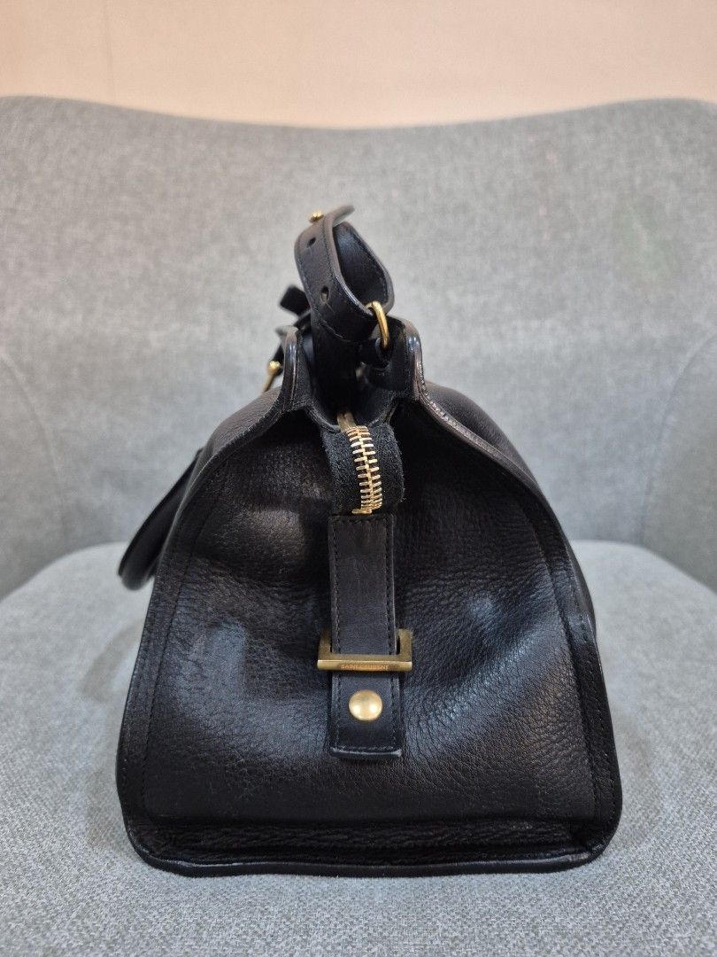 YSL Black Cabas Chyc Tote Gold Hardware - Image 4