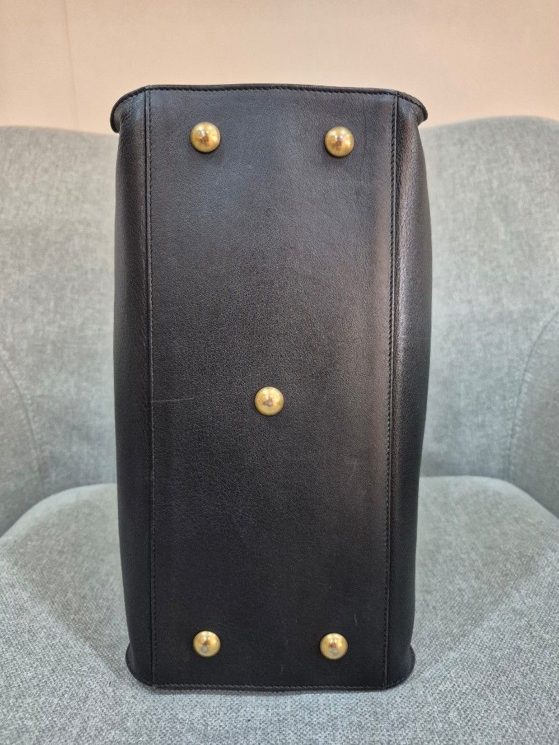 YSL Black Cabas Chyc Tote Gold Hardware - Image 5